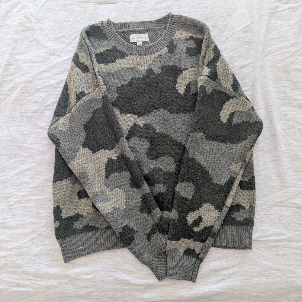 Lucky Brand Camo Sweater